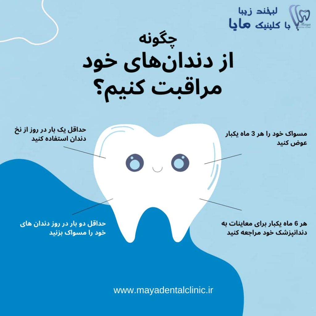 چگونه از دندان‌های خود مراقبت کنیم؟