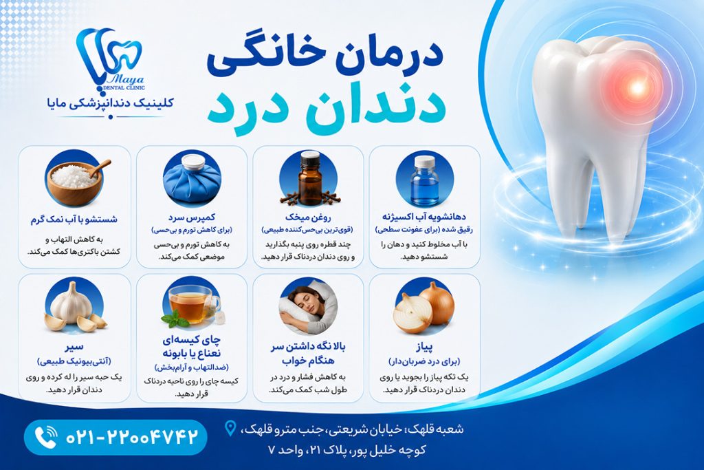 درمان خانگی دندان درد